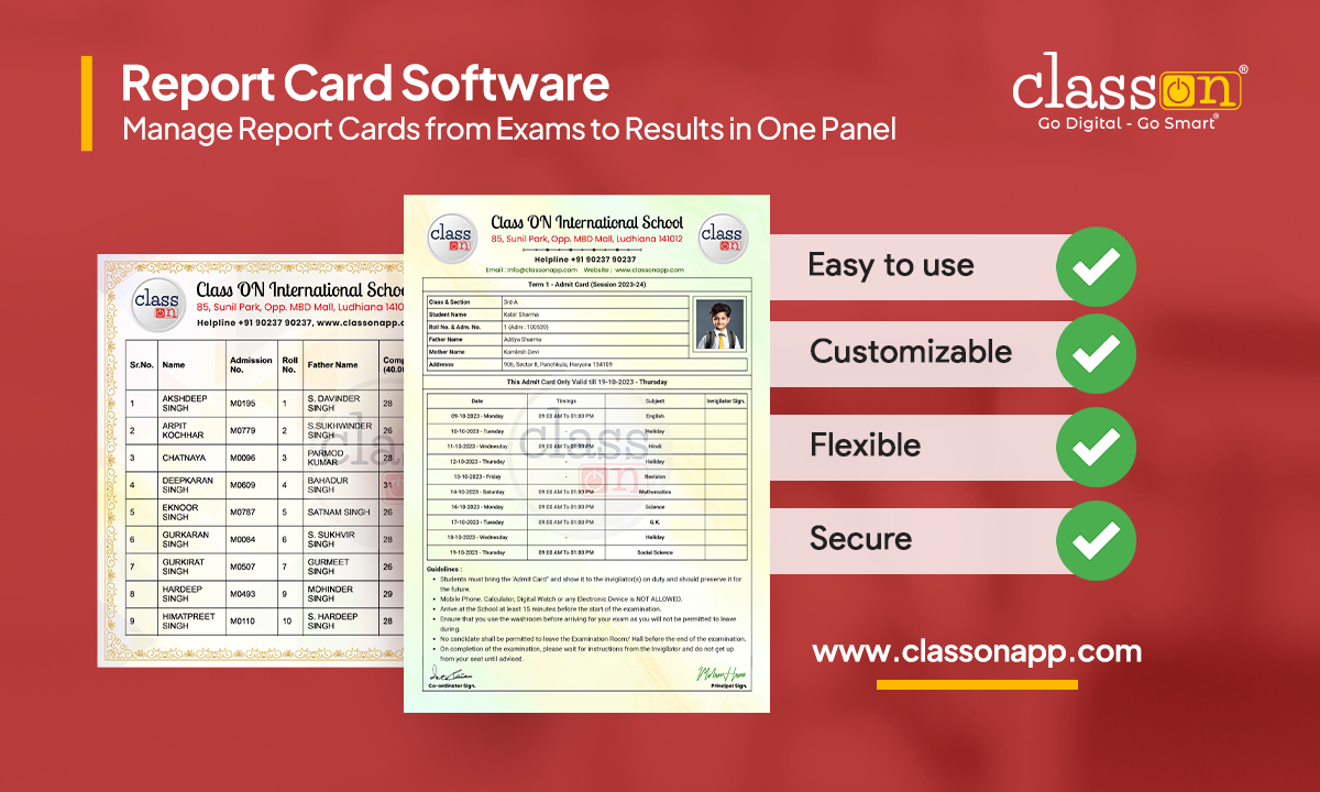 Report Card Software